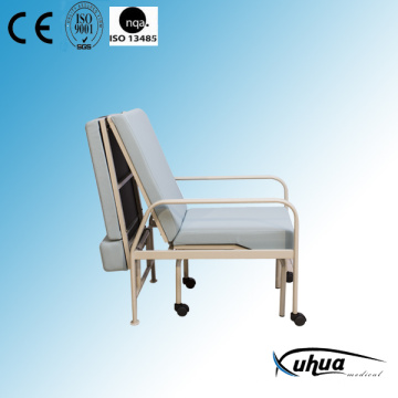 Folded Hospital Medical Nursing Chair of Steel Painted Frame (W-6)